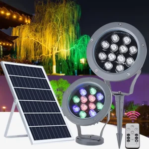 Outdoor Lighting LED Solar Garden Lights Low voltage Landscape Lighting Waterproof Lawn Lights Courtyard Garden Villa Use
