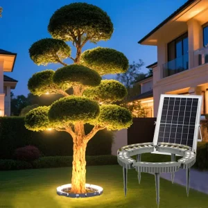 Outdoor Lighting Solar Garden Lawn Lights IP65 Grade Outdoor Waterproof Villa Landscape Lighting Hugging Tree Lights