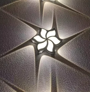 Outdoor Lighting Waterproof LED Garden Light 110v 240v Aluminum Wall Lamp Butterfly Shape Decor for Garden Patio Yard Fixture