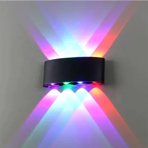 Outdoor Lighting Waterproof Wall Lamp Modern Aluminum Outdoor Indoor up and Down Led Wall Light Exterior Garden Yard Porch Light