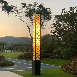 Outdoor Minimalist Landscape Lighting IP65 Villa Community High Pole Road Light 2M 3M 4M LED Courtyard Light