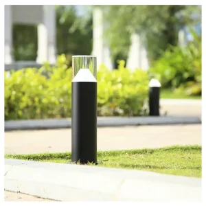 Outdoor Modern Lawn Lights LED IP54 Water Resistant 3000K Warm White Aluminum+Acrylic CRI 70 Easy Installation 360 Beam Angle