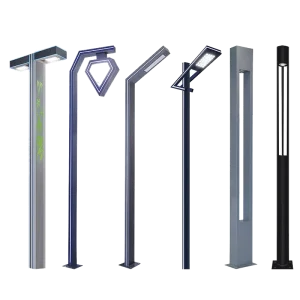 Outdoor Modern Pillar Shaped Aluminum Profile LED Courtyard Lamp Garden Landscape Street Lamp