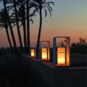 Outdoor Modern Style Garden LED IP65 Waterproof Aluminum Lawn Lamp Light Decoration Yard Villas Light
