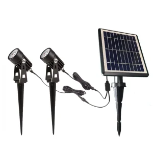 Outdoor Motion Sensor Decorative Bright Led Solar Garden Lights Aluminum ABS Construction IP54 Rated Soft Warm White 3m Cable