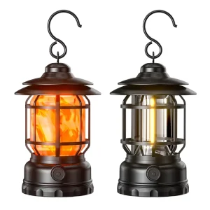 Outdoor Multifunctional Waterproof LED Vintage Camping Light Atmosphere Portable Handheld Lantern