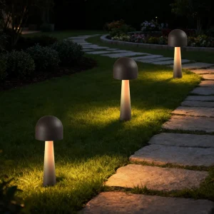 Outdoor Mushroom Garden Lawn Light 36.5CM Villa Garden Landscape Decoration Waterproof Garden Light