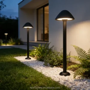 Outdoor Mushroom-Shaped Aluminum Lawn Light IP65 Waterproof for Villas, Courtyards, Hotels, and Walkways
