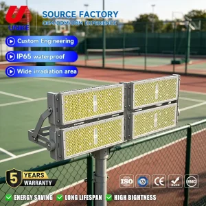 Outdoor OEM&ODM Floodlight Aluminum PC Lens 200W 400W 600W 800W 1000W 1200W 1600W Ip65 Sports Stadiums Led High Mash Flood Light