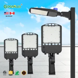 Outdoor Parking Lights 300W 240W 150W IP65 Waterproof LED Photocell Street Shoebox Light