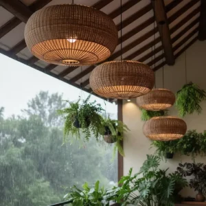 Outdoor Pendant Light IP54 LED Lamp for Villa Patio Garden Hotel Project