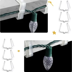 Outdoor Plastic Clip for C7 C9 Christmas Lights Sockets Clip Other Lighting Accessories Christmas Light Clips