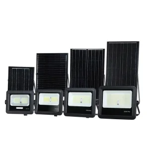 Outdoor Powerful 100w 200w 500w 6500k Solar Projector Lamp IP66 Solar LED Flood Light