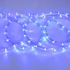 Outdoor RGB PVC Waterproof IP66 LED Rope Lights with Dimmable Heatproof Feature for Landscape Garden Christmas Party Decoration