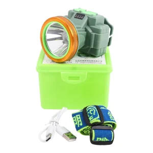 Outdoor Rechargeable LED Headlamp Mini Hat Lamp USB Charging IP65 Lithium Ion Battery
