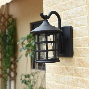 Outdoor Retro Bronze LED Wall Sconces Waterproof for Home Balcony Villa Decoration