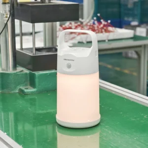 Outdoor Sensor Light with LED Lithium Battery IP67 Rated Multi-Control (Sound/Switch/Remote) Camping Lantern