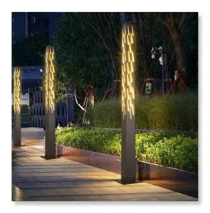 Outdoor Simple Landscape Lighting IP65 Villa Community High Pole Road Lamp 2M 3M Model LED Garden Light