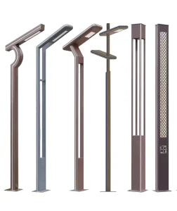 Outdoor Simple Landscape Lighting IP65 Villa Community High Pole Street Light 2M LED Courtyard Light