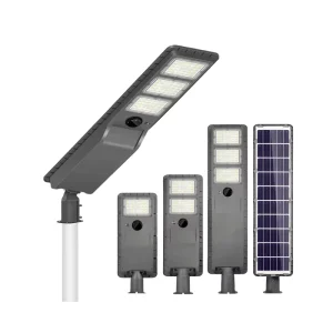 Outdoor Smart Sensor Pole Solar Street Lamp All in One 50W 60W 70W 80W 90W Integrated Solar Street Lights