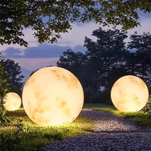 Outdoor Solar Garden Lamp Decorate Park IP65 Waterproof Landscape Lighting Moon Lights