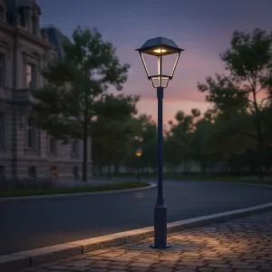 Outdoor Solar Garden Light Aluminum LED Light IP66 Rated 150 Beam Angle 2500lm