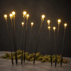 Outdoor Solar Garden Light Firefly Lamp for Park Street IP65 Waterproof ABS LED Solar Flower Light