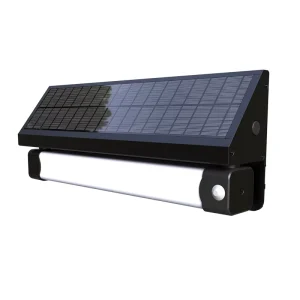 Outdoor Solar Garden Light IP65 Led Wall Lights Solar Powered Exterior Lamp With PIR Sensor Aluminum