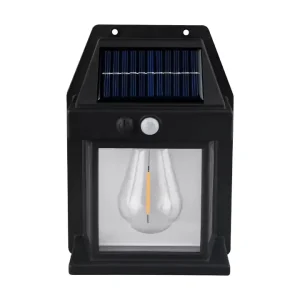 Outdoor Solar Garden Light Tungsten Wall Light Waterproof Solar Outdoor Light With Motion Sensor