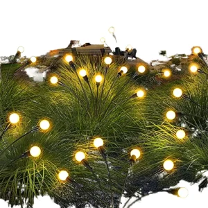 Outdoor Solar Garden Rechargeable Firefly Lawn Light 6 8 10 LED Firefly Garden Swaying Firefly Landscape Solar Garden Light