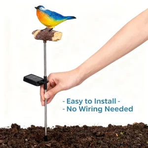 Outdoor Solar LED Garden Stake Lights 3500K Warm White IP44 Waterproof 360 Beam Angle for Garden Pathway