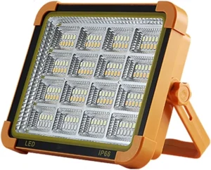 Outdoor Solar LED IP66 Waterproof High Power Ultra Bright Garden Portable Multi Speed Flash Adjustable Flood Touch Control