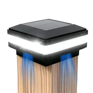 Outdoor Solar LED Post Cap Light Waterproof Garden Post Lights IP65 Rating