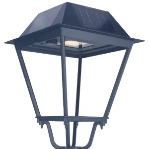 Outdoor Solar Light Aluminum Garden Landscaping LED Light Urban Farola IP66 Rated 150 Beam Angle 2500lm