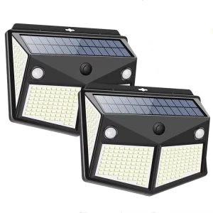 Outdoor Solar Lights Wireless 260 LED Motion Sensor Light Waterproof Solar Lamp Security Light for Yard Garage Garden Decoration