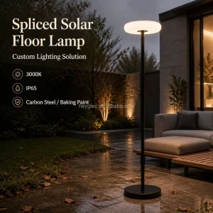 Outdoor Solar-Powered Garden Light for Lawns and Paths