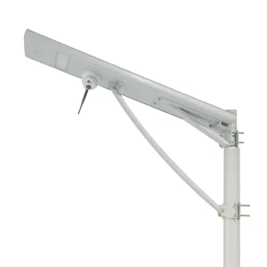 Outdoor Solar Security Street Lights IP65 Rated LED 6000K Daylight Aluminum Alloy Construction
