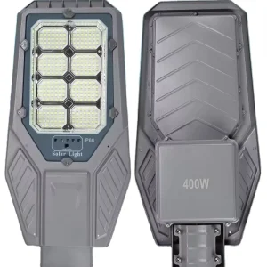 Outdoor Solar Street Light 400W IP65 LED Remote Control CE Certified Mono-Si Solar Panel Die-Cast Aluminum