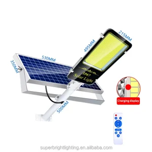 Outdoor Solar Street Light Aluminum Motion Sensor Waterproof Led Solar Street Lamp