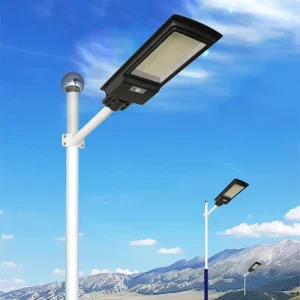 Outdoor Solar Street Lights IP65 Waterproof Dustproof LED ABS Material Road Use CE Certified