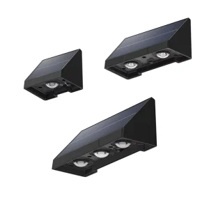 Outdoor Solar Wall Lamp for Garden and Home Courtyard European Style IP55 Weatherproof High Efficiency Sleek Look Modern Homes