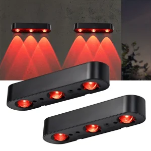 Outdoor Solar Wall Light Wall Washer Solar Garden Light RGB Bright Fence Light Decoration Garden