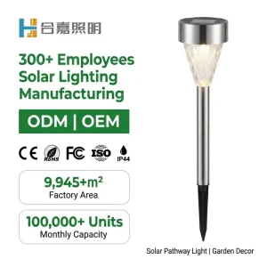 Outdoor Stainless Steel Waterproof Solar LED Lawn Light for Courtyard and Yard