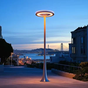 Outdoor Street Lamp Waterproof IP65 LED Garden Lights Post Aluminium Landscape Road Street Light Pole