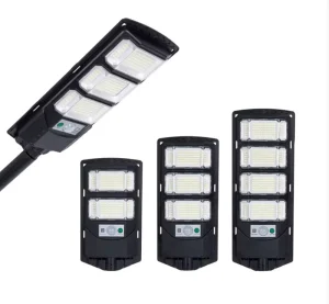 Outdoor Street Light Courtyard Light Three sided Wide angle Ultra bright High power Integrated Solar Lighting Street Light