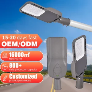 Outdoor Street Lights 180lm/w Waterproof LED Street Lamp 85-265V Die-cast Aluminum LED Street Lights