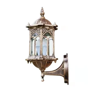 Outdoor Super Bright Wall Lamp European Style Garden Wall Lamp Waterproof Simple Retro Villa Balcony Corridor Wall Lamp