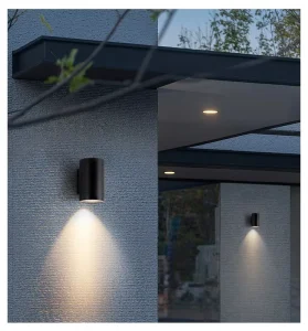 Outdoor Surface-Mounted GU10 Corridor Wall Light Waterproof IP65 for Courtyard, Villa, or Hotel