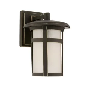 Outdoor Traditional Square Aluminum LED Wall Lamp IP44 Waterproof 5000K