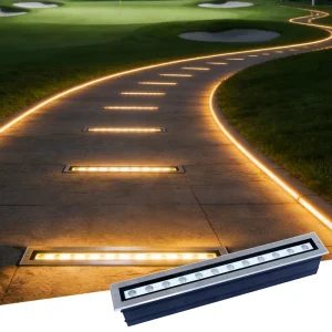 Outdoor Underground IP67 12W/18W Aluminum Stainless Steel 304 Driveway LED Inground Buried Light
